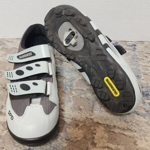 Shimano SH-M120WA SPD Light Blue and black mountain bike cycling shoes. Size 41.
